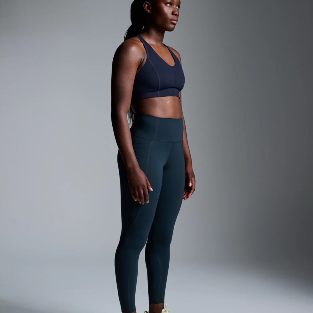 LNDR Marine Navy Blue Leggings with Side Pockets